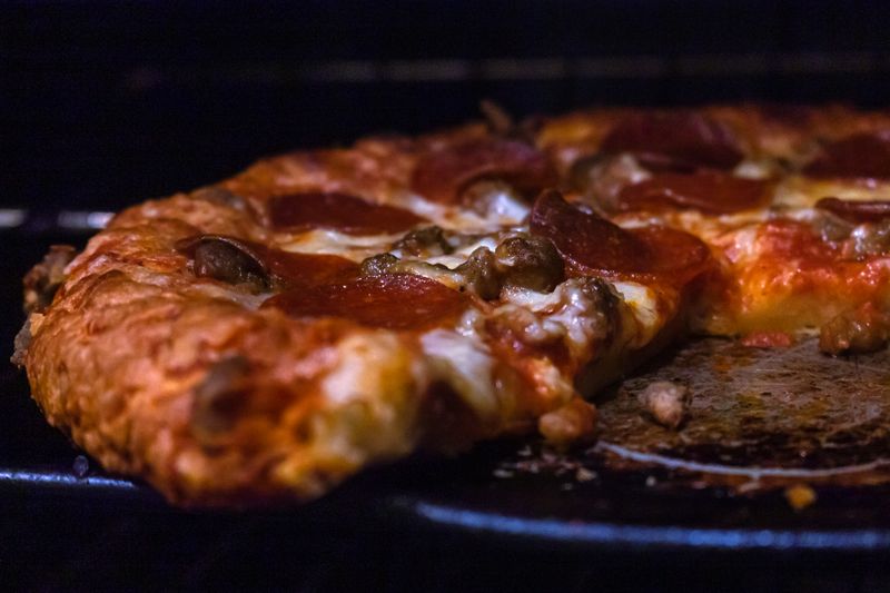 Pepperoni pizza from pizzaluce