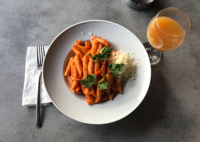 Penne Arrabbiata spicy pasta