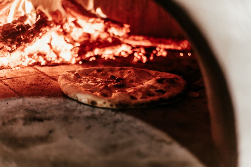 wood-fired pizza at luce pizza restaurant